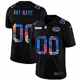 Customized Men's Nike 49ers Any Name & Number Black Vapor Untouchable Fashion Limited Jersey,baseball caps,new era cap wholesale,wholesale hats